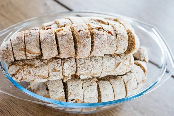 Rolls with raisins from gluten-free flour — Stock Photo, Image