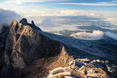 Mount Kinabalu Zirvesi kayalık tepeler, Borneo, Malezya