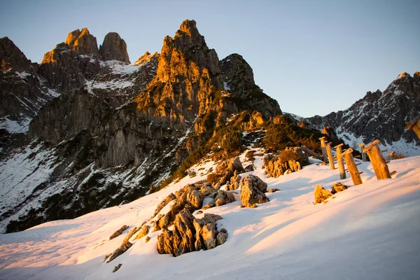 Snowy Rocky Mountains At Sunset In Austrian Alps Stock Images Page Everypixel Snowy Rocky Mountains At Sunset In Austrian Alps Stock Images Page Everypixel