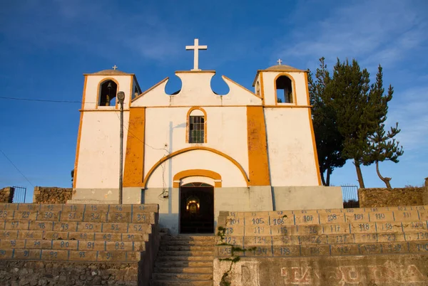 Christian church in a small village in the state of Bolivia — Stock Photo, Image