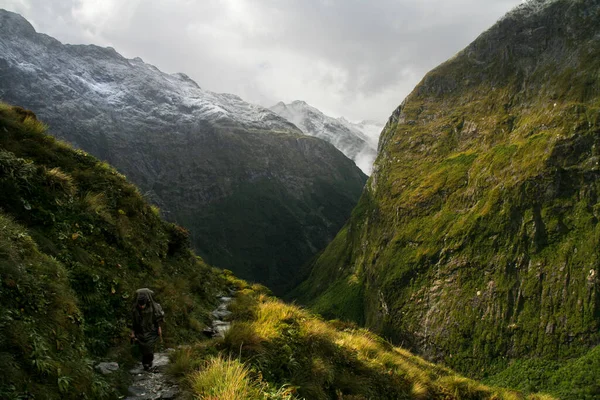 Mackinnon Pass - Great Walk Milford Track, Nueva Zelanda — Foto de Stock
