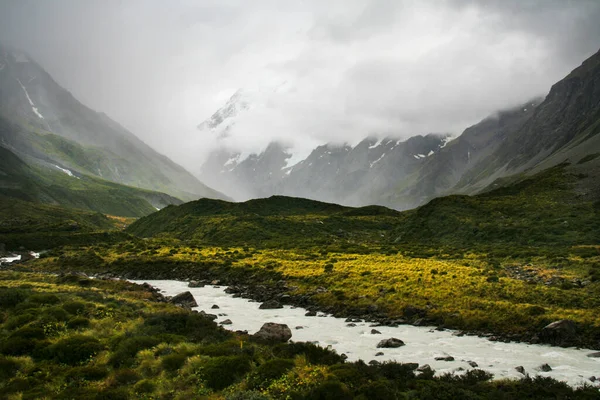 Mount Cook - Aoraki NP - Hooker Valley Track - Nueva Zelanda — Foto de Stock