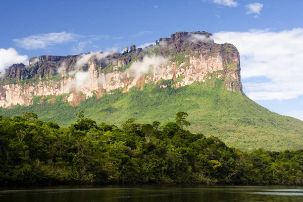 Auyan Tepui Montaña de mesa en Parque Nacional Canaima, Venezuela — Foto de Stock