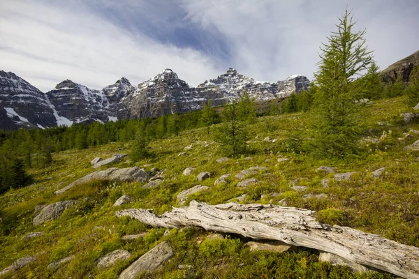 Valle de los Diez Picos - Parque Nacional Banff, Alberta, Canadá — Foto de Stock
