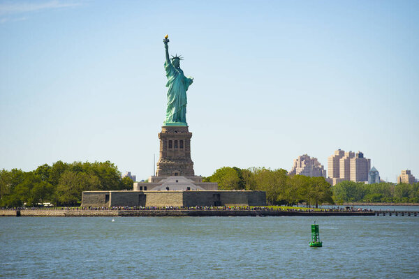 The Statue of Liberty in New York City - USA.