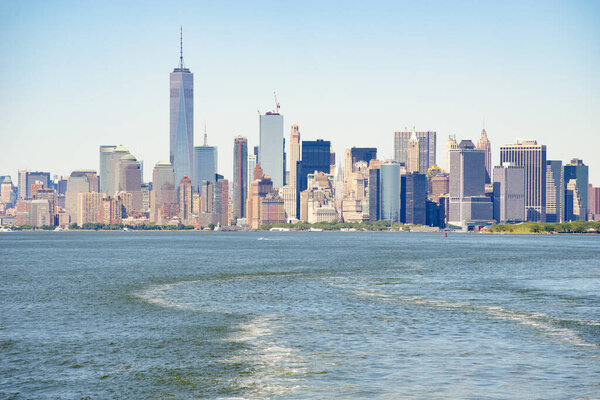 Panoramic view of the midtown Manhattan skyline - USA.