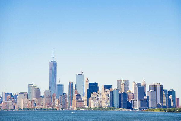 Panoramic view of the midtown Manhattan skyline - USA.