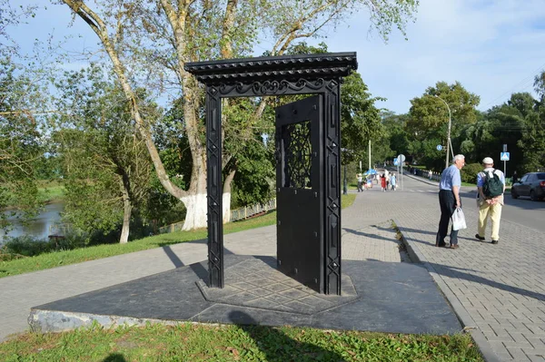 Porta Para Vologda Vologda — Fotografia de Stock