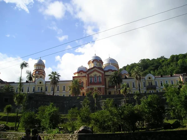 캅카스 압하지야 새로운 아토스 수도원 — 스톡 사진