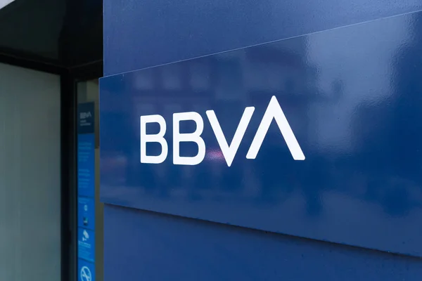 Bbva bankasının yeni logosunu kapat.