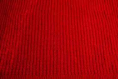 Renkli örgü süveter deseni yakın plan. El yapımı merino yünü ürünü. Örgü desenleri.