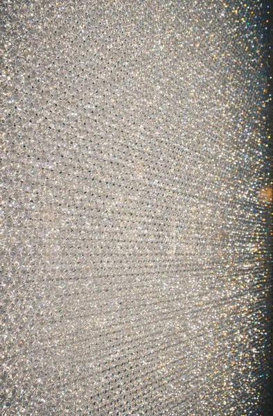 Güzel parlak elmas Swarovski kristal arka planı. Lüks, zenginlik. Örtbas. Makro fotoğraf, pahalı taşları kapatın..