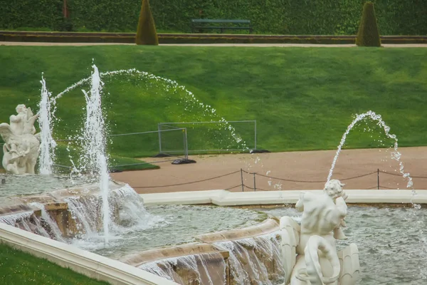 Wenen Oostenrijk 2019 Belvedere Gardens Imperial Baroque Park Met Vijvers — Stockfoto