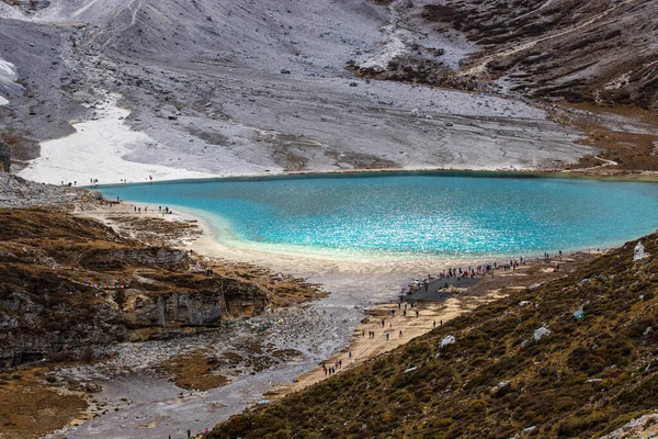 Milchsee Doacheng Yading Nationalpark Sichuan China Letzter Shangri — Stockfoto