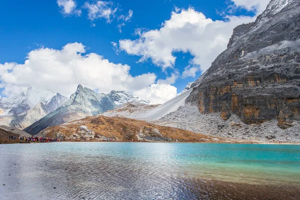 Melkmeer Bij Doacheng Yading National Park Sichuan China Laatste Shangri — Stockfoto