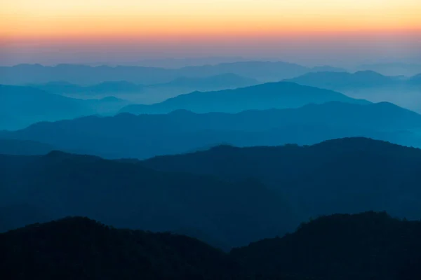 Kleurrijke Dramatische Hemel Met Wolk Bij Zonsondergang — Stockfoto
