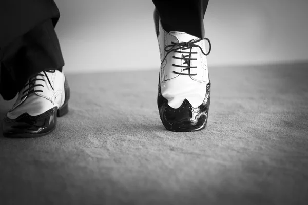 Mužské tanečnice taneční boty — Stock fotografie