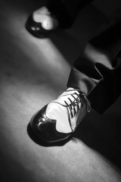 Mannelijke danser dansschoenen — Stockfoto