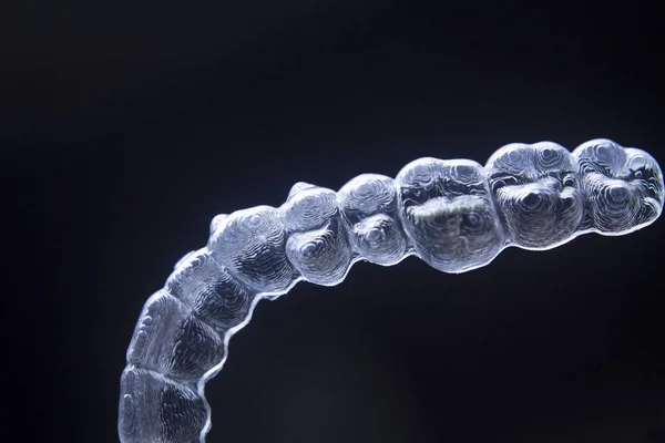 Neviditelné zuby aligners — Stock fotografie