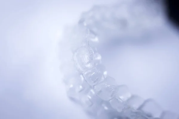 Osynliga tänder aligners — Stockfoto