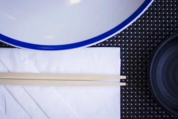 Stäbchen im japanischen Restaurant — Stockfoto