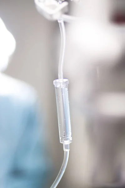 Medical iv drip in hospital — Stock Photo, Image