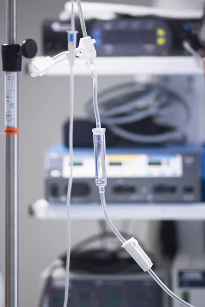 Goteo intravenoso médico en el hospital — Foto de Stock