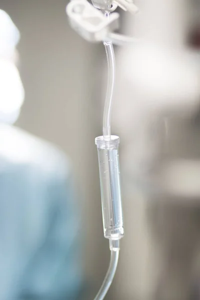 Medical iv drip in hospital — Stock Photo, Image