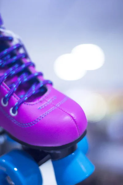 Rollerskates in skate store — Stock Photo, Image