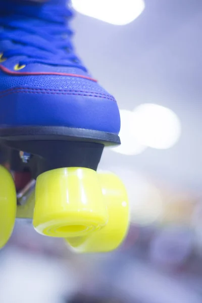 Rollerskates in skate store — Stock Photo, Image