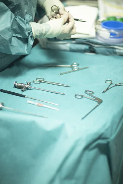 Chirurgia Instrumentacji tabeli — Zdjęcie stockowe