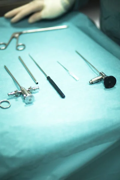 Chirurgia Instrumentacji tabeli — Zdjęcie stockowe