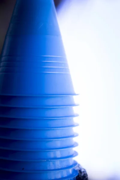 Marcador deportivo conos de plástico — Foto de Stock