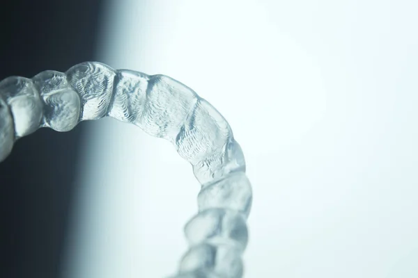 Allineatori di parentesi denti invisibili — Foto Stock