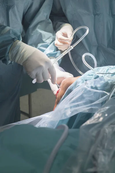 Knie-Operation im Krankenhaus — Stockfoto