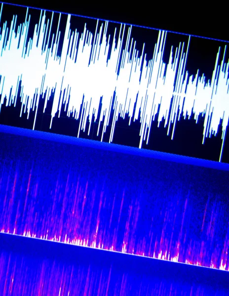 Zvuková nahrávka studio audio — Stock fotografie