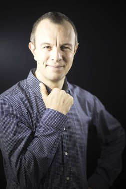 40'lı işadamı gömlekli yaşlı