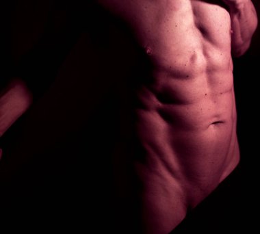 Seksi çıplak erkek