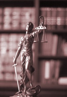 Hukuk büroları yasal heykel Themis