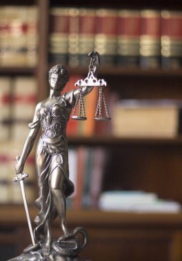 Hukuk büroları yasal heykel Themis