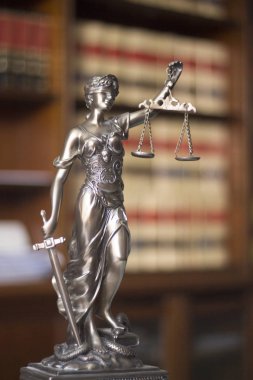 Hukuk büroları yasal heykel Themis