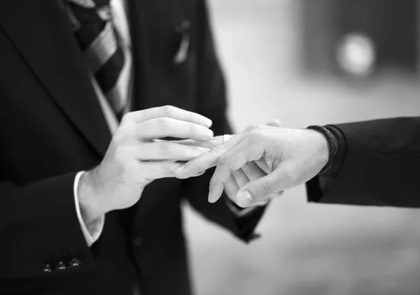 Gay LGBT wedding ceremony — Stock Photo, Image