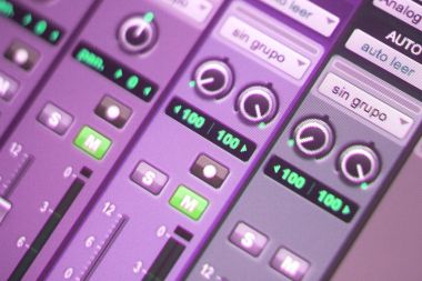 Resepsiyon karıştırma stüdyo kayıt