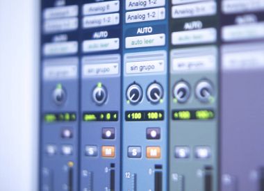 Resepsiyon karıştırma stüdyo kayıt