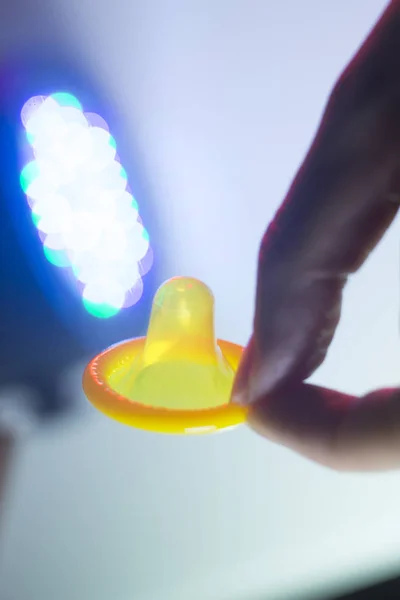 Rubber kondom preventivmedel — Stockfoto