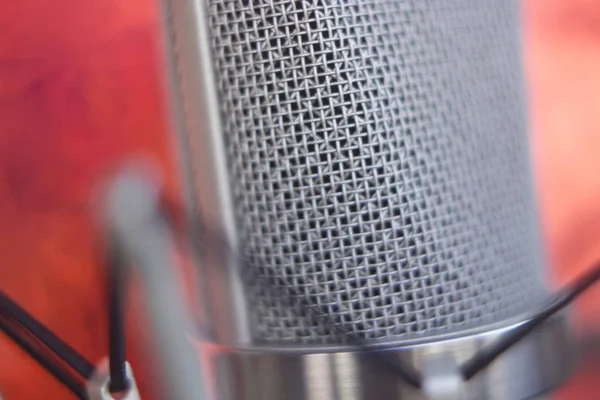 Stüdyo kayıt ses mikrofon — Stok fotoğraf