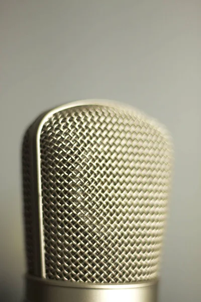 Studio inspelning röst mikrofon — Stockfoto