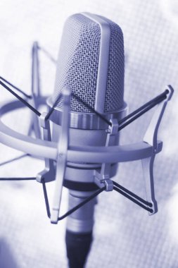 Stüdyo kayıt ses mikrofon