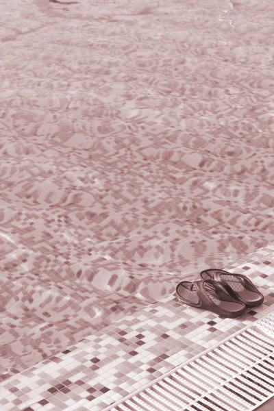 Schwimmbad Sommerurlaub — Stockfoto