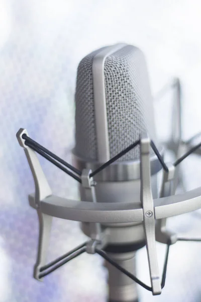 Studio inspelning röst mikrofon — Stockfoto